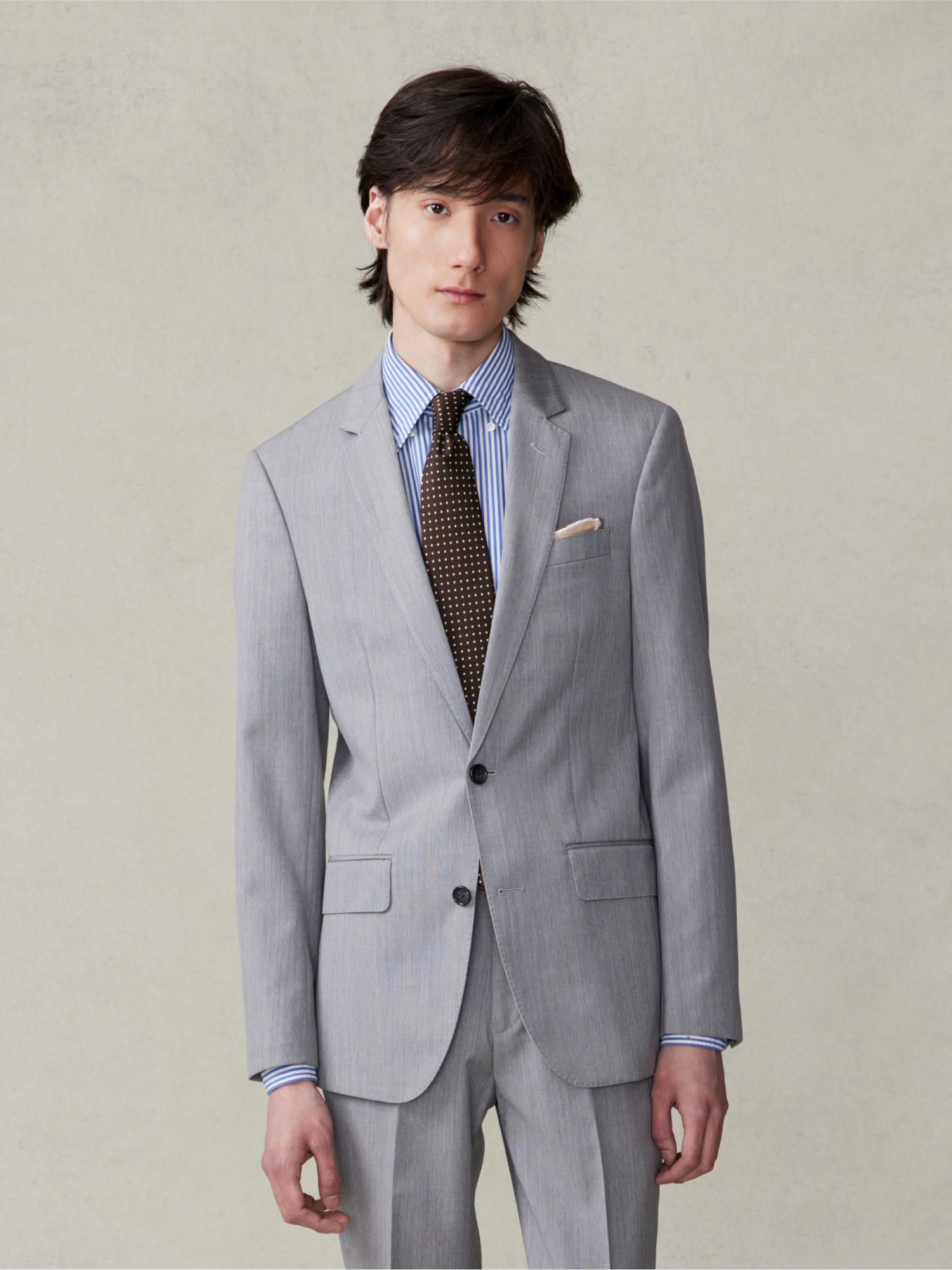VET407 Light Grey Suit