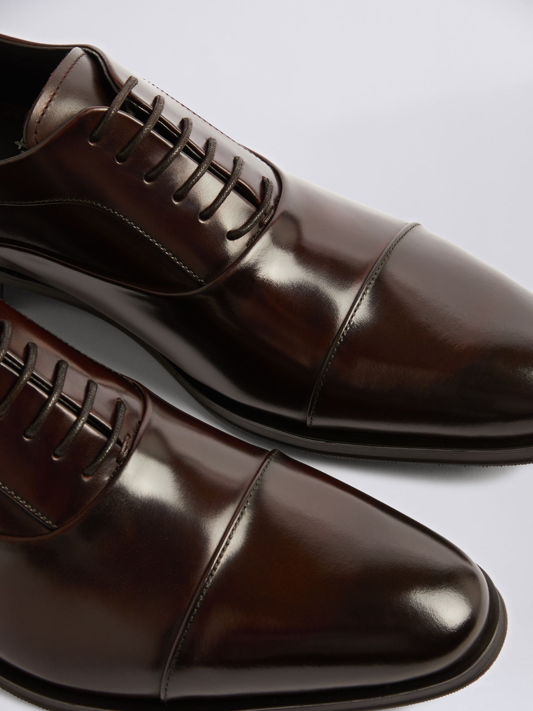 VET376 Brown Oxford Shoes - Image 3